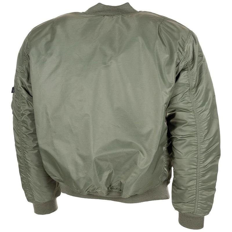 Amerikaanse militaire stijl MA1 Bomber Jacket Air Forces Troops Winddichte warme olijf