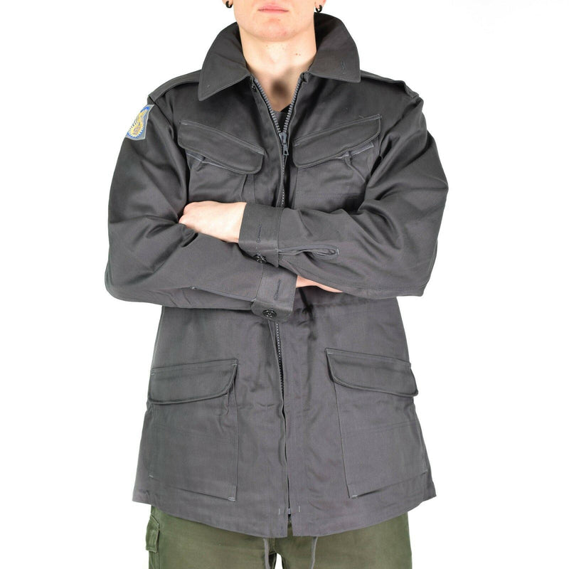 Echt Deense leger gevechtsjack m71 Denemarken militair grijs veld surplus nieuw