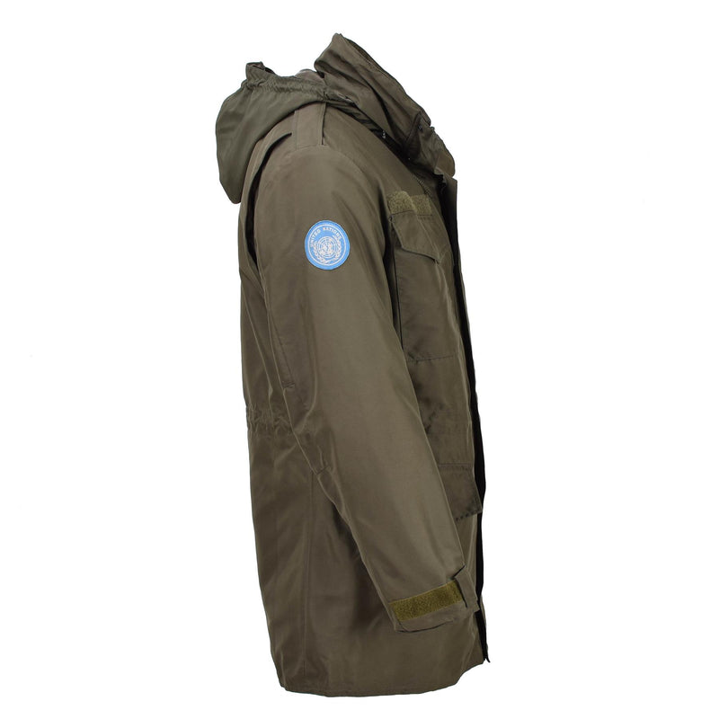 Originele Oostenrijkse militaire gore-tex parka W voering regenjack casual formeel