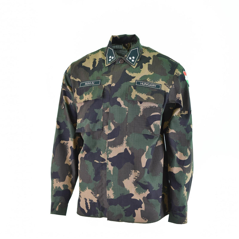 Echt Hongaars legerhirt M90 4 kleur camouflage camouflage lange mouwen militair nieuw