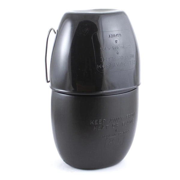 BCB Multi-Fuel kooksysteem NAVO FLASS ALUMINUM KAVE SET CANTEN Black zakje