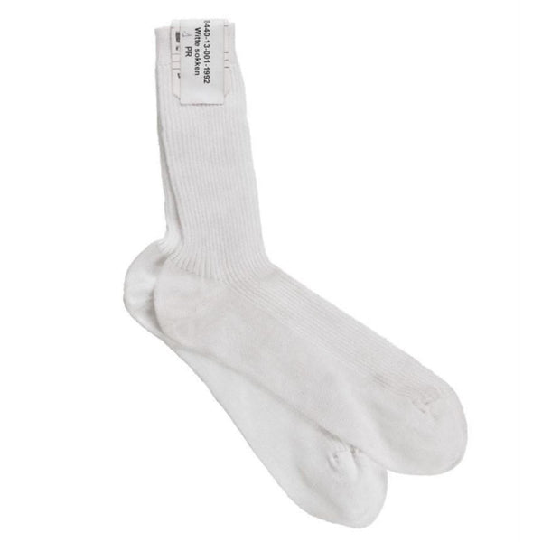 Belgium Military sports socks breathable white stripped hiking camping 3/5 pairs - GoMilitar