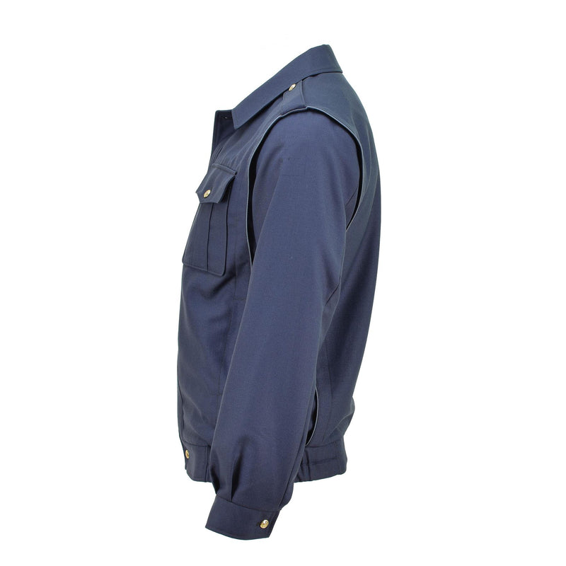 Genuine Czech Military blue blouse jacket golden buttons casual army blouson NEW - GoMilitar