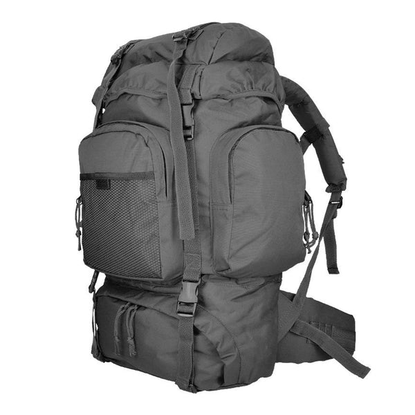 Mil-Tec Commando RUCKSACK Duurzaam 55L waterdichte deksel trekking rugzak zwart
