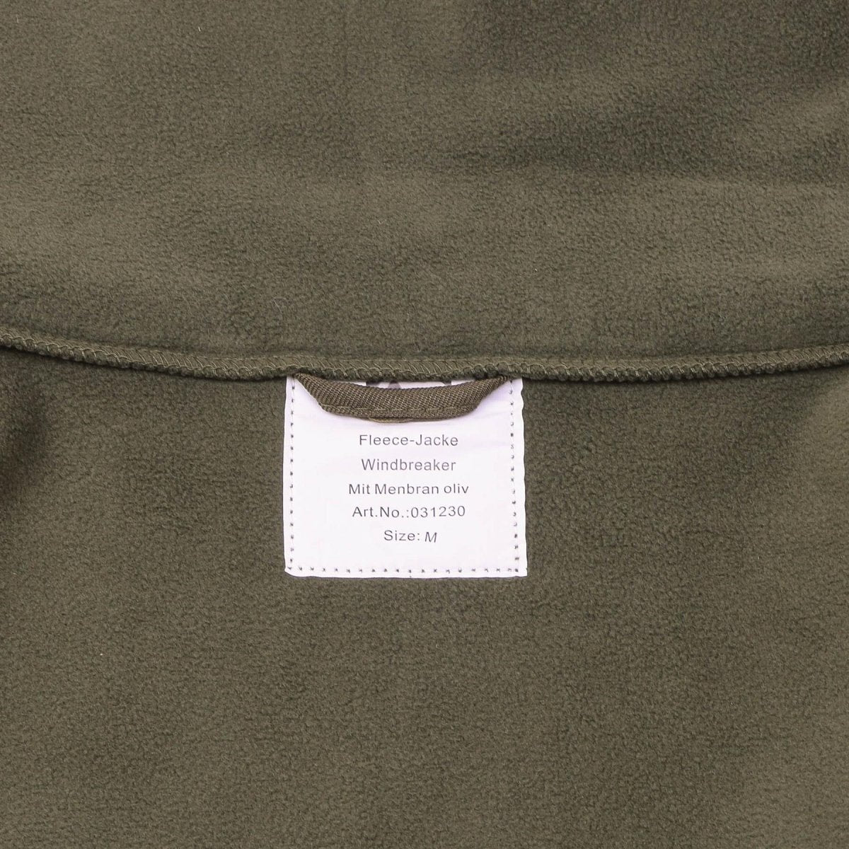 Blochl -merk Oostenrijkse militaire stijl fleece jas hoge nek vol ritssluiting ademend