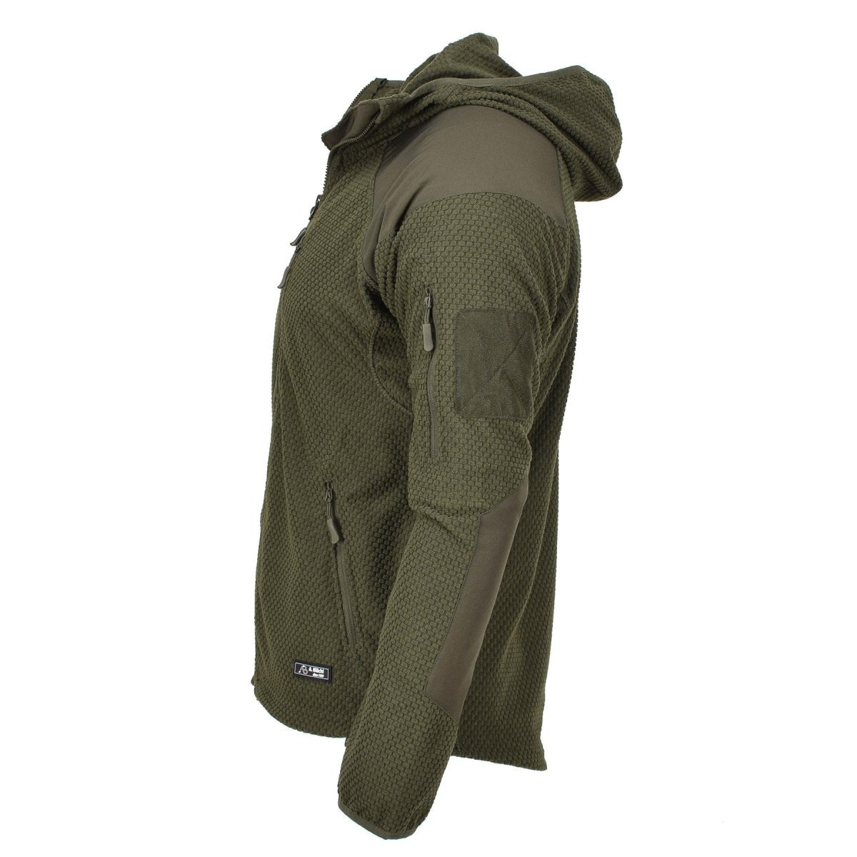 Blochl Brand Militaire stijl Fleece thermisch jasje kappert gewapend olijfnieuw