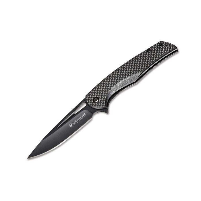 BOKER Black Carbon opvouwbaar zakmes 440A roestvrijstalen handgreep van koolstofvezel - GoMilitar