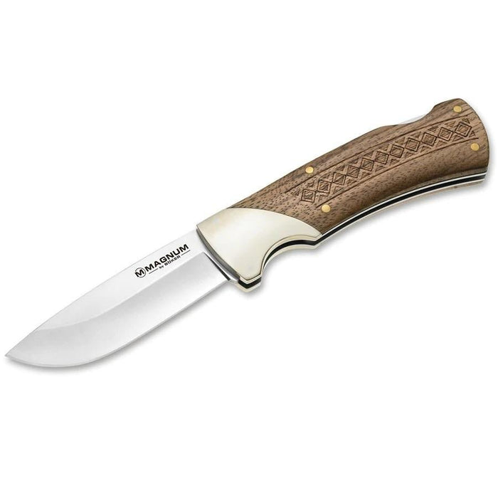 Boker Brand opvouwbaar zakmes Woodcraft roestvrij staal 440A houten handvat - GoMilitar