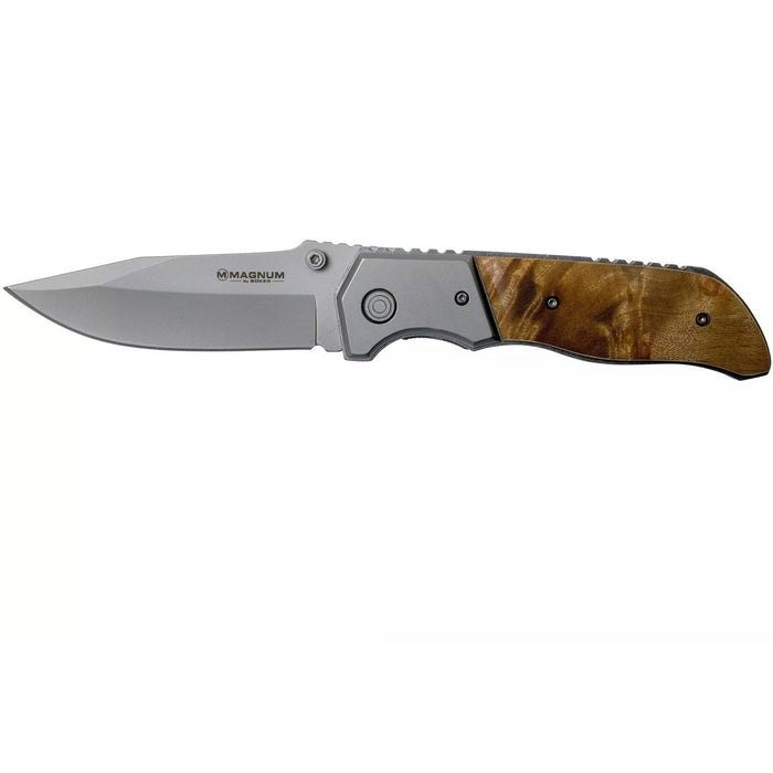 Boker Brand Forest Ranger zakmes opvouwbaar houten handvat 7Cr17MoV staal - GoMilitar