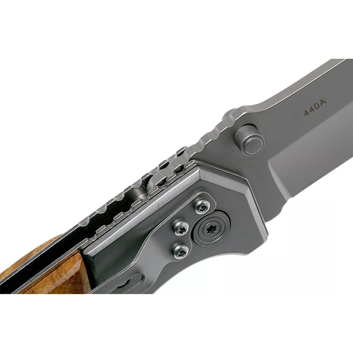 Boker Brand Forest Ranger zakmes opvouwbaar houten handvat 7Cr17MoV staal