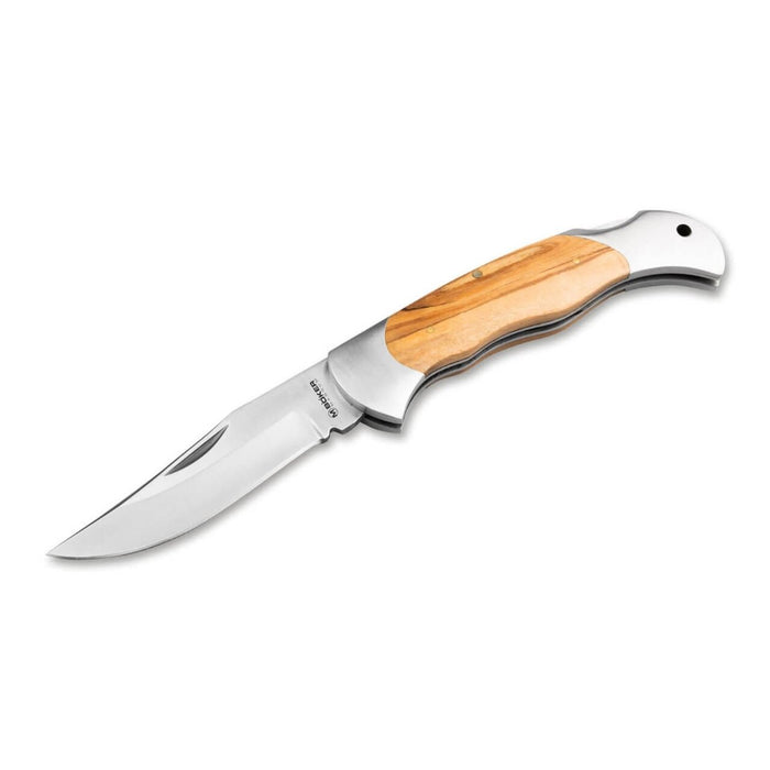 BOKER Classic Hunter One Opvouwbaar zakmes compact 440A staal houten handvat - GoMilitar