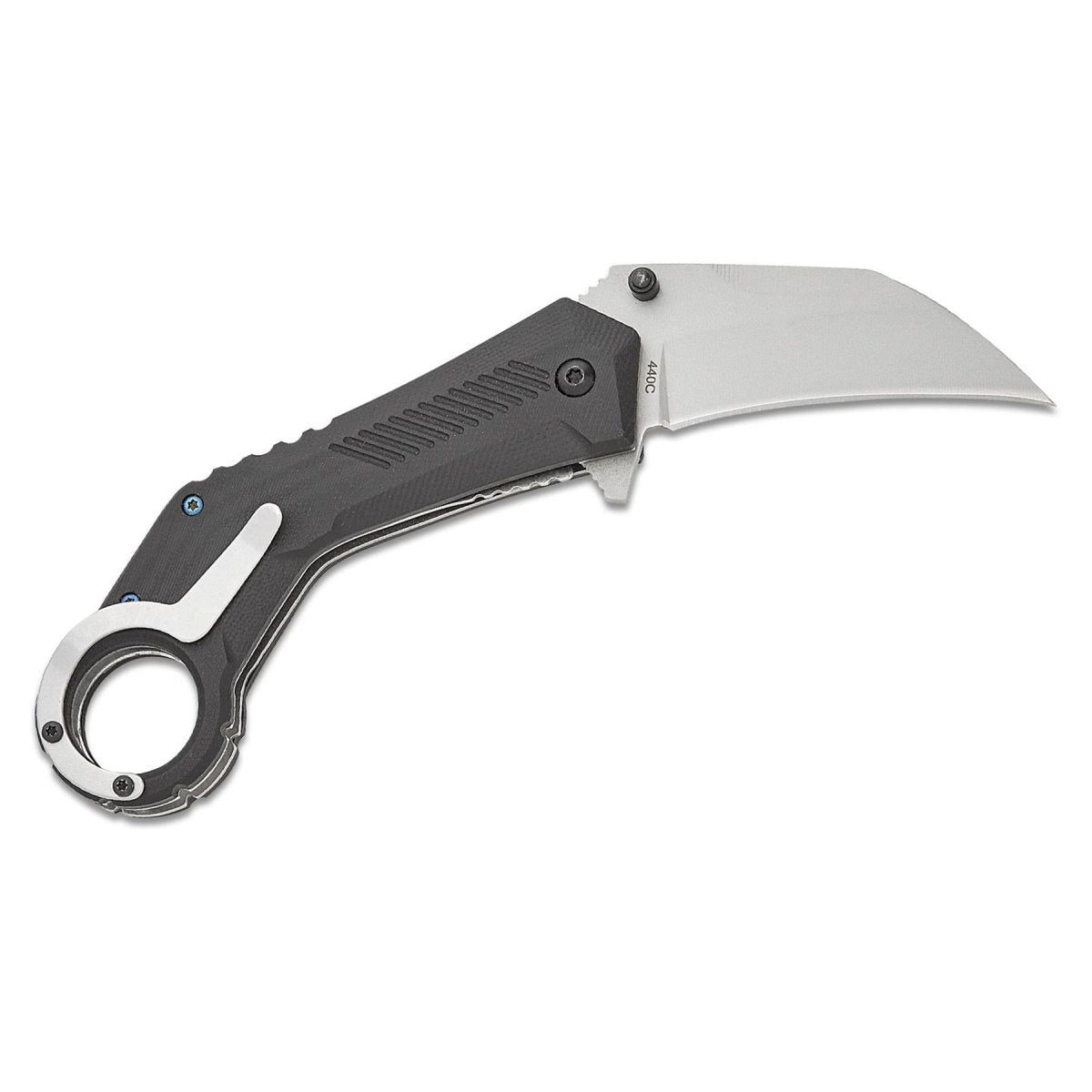 Boker Magnum Velcon tactisch zakmes Hawkbill 440C Stalen lemmet G10 handvat