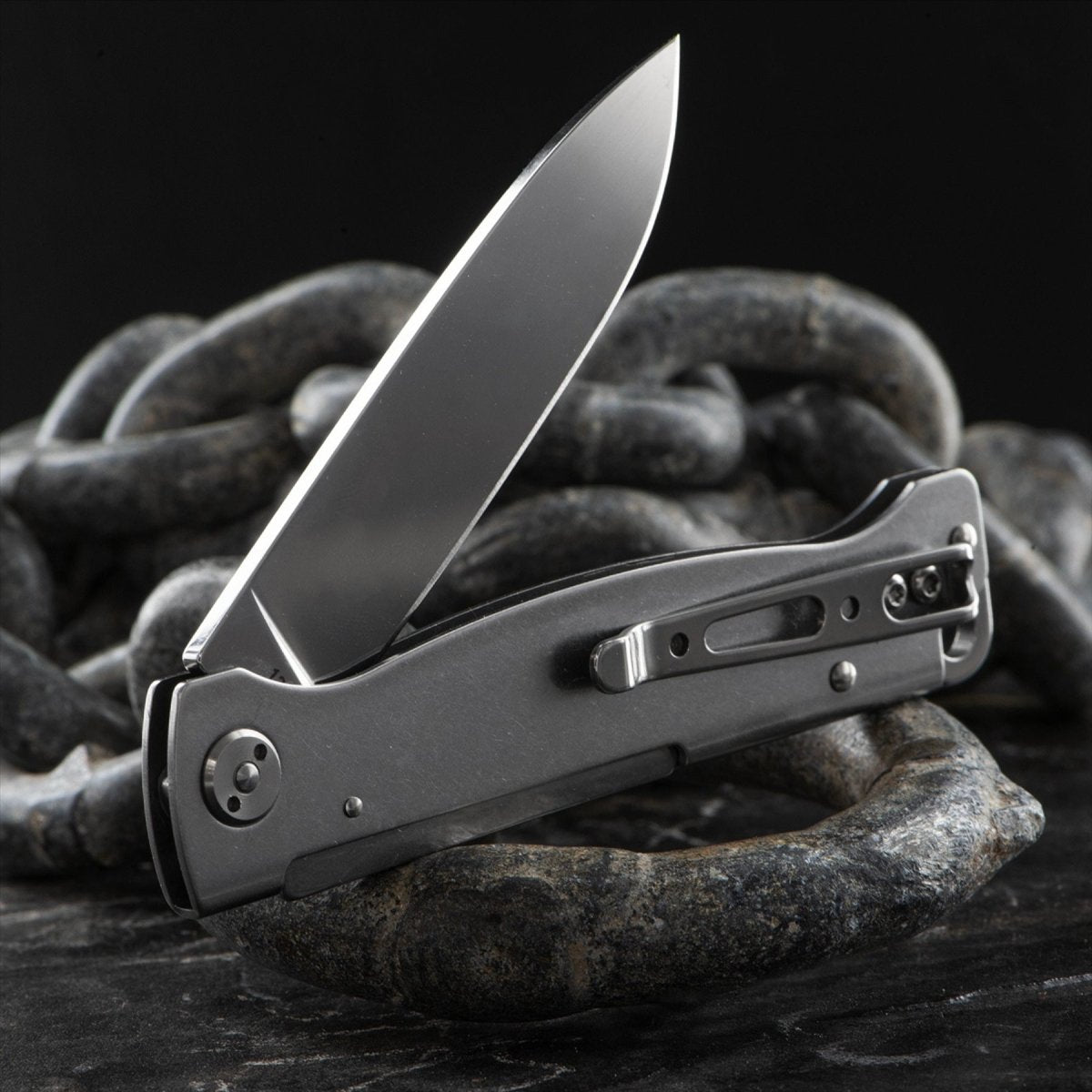 Boker Plus Atlas SW opvouwbaar zakmes 12C27-lemmet roestvrijstalen handgreep