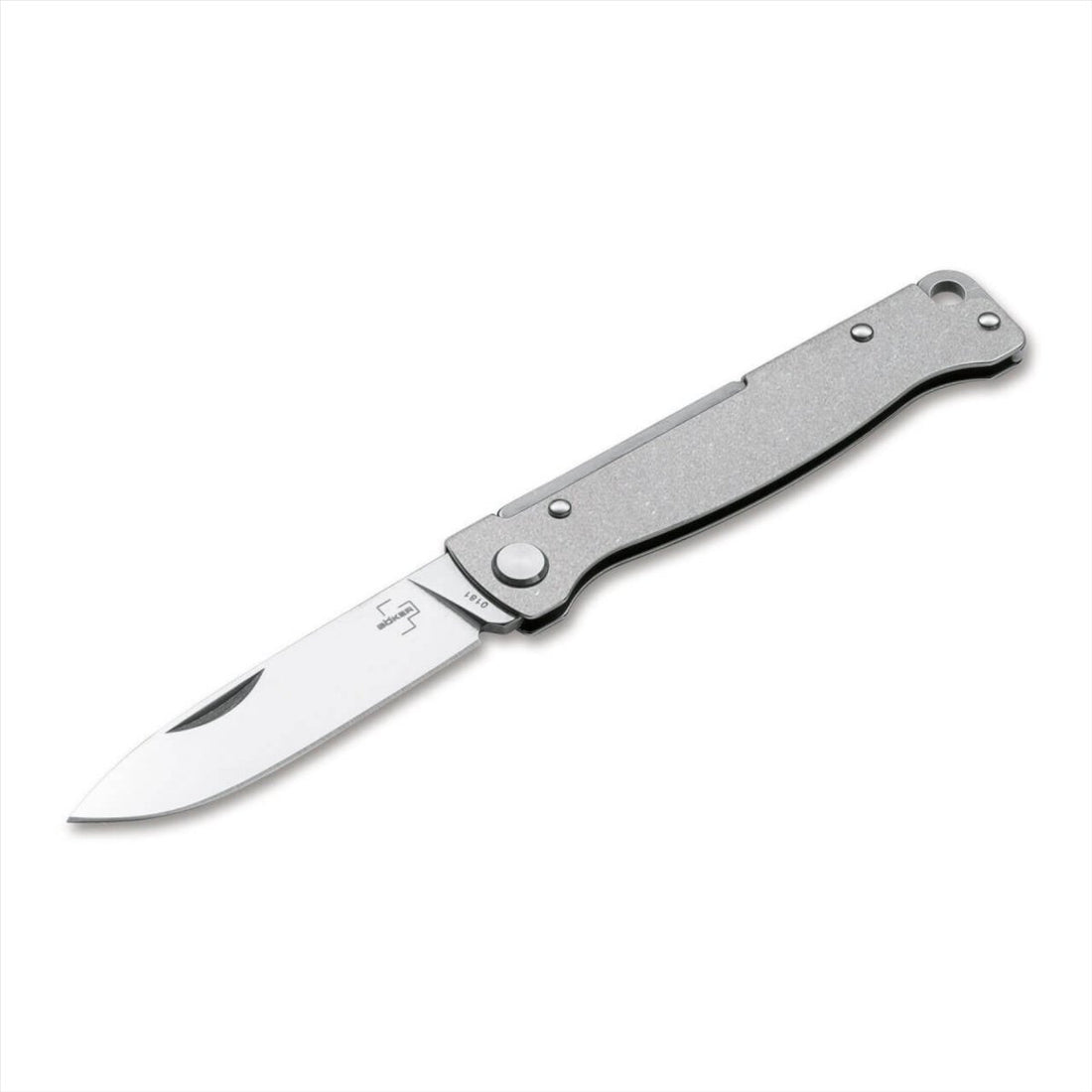 Boker Plus Atlas SW opvouwbaar zakmes 12C27-lemmet roestvrijstalen handgreep
