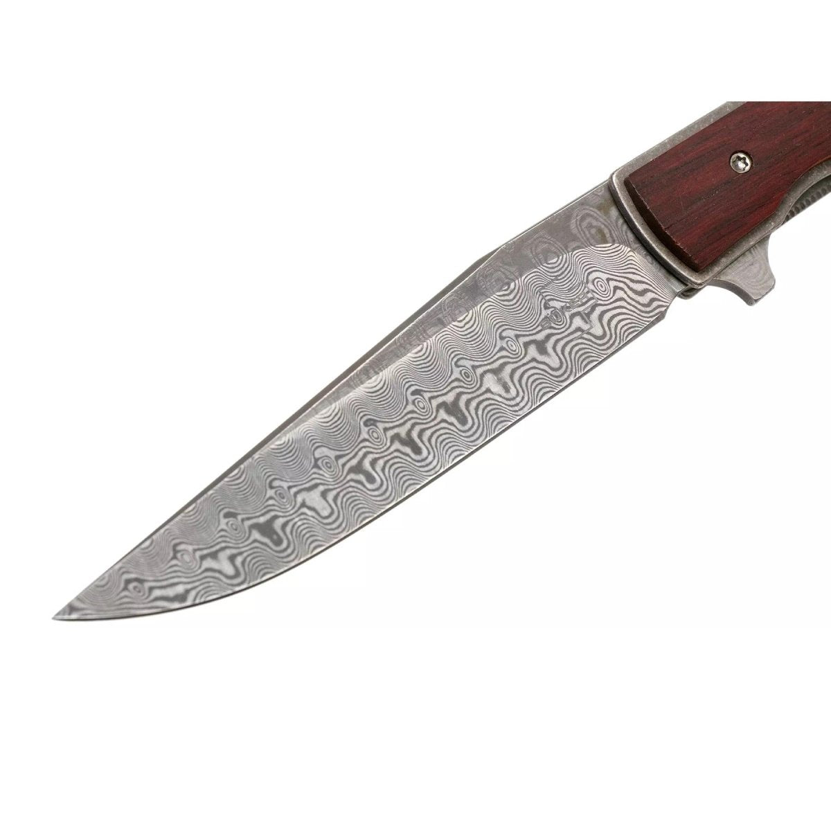 Boker Plus Urban Trapper Zakmes Damascus Blade Cocobolo Houten Handvat