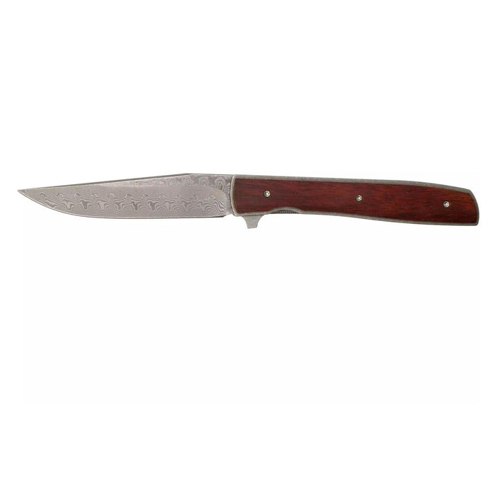 Boker Plus Urban Trapper Zakmes Damascus Blade Cocobolo Houten Handvat - GoMilitar