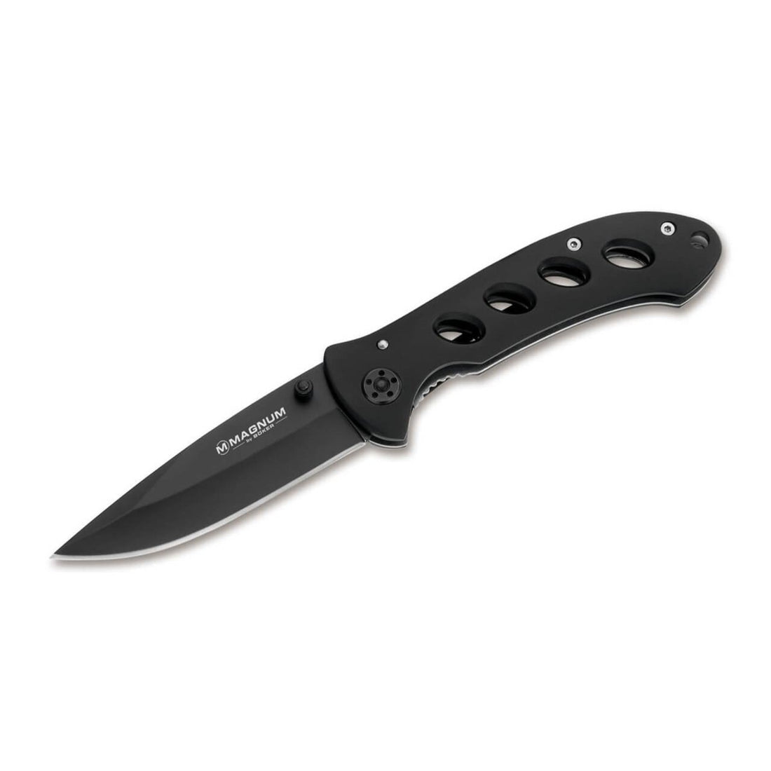 BOKER Shadow Opvouwbaar zakmes drop point vorm 440A roestvrij staal zwart