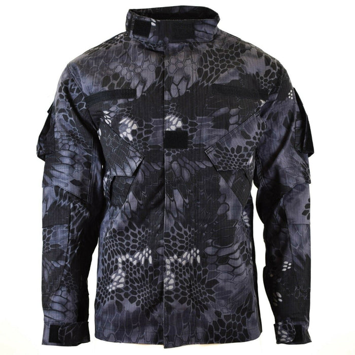 Merk leger militaire stijl gevechtsjas Mission Snake Zwart camouflage-uniform - GoMilitar