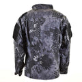 Merk leger militaire stijl gevechtsjack missie slang zwart camouflage uniform