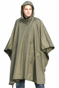 Merk leger stijl waterdichte regen ripstop poncho cape militair o.d olive green