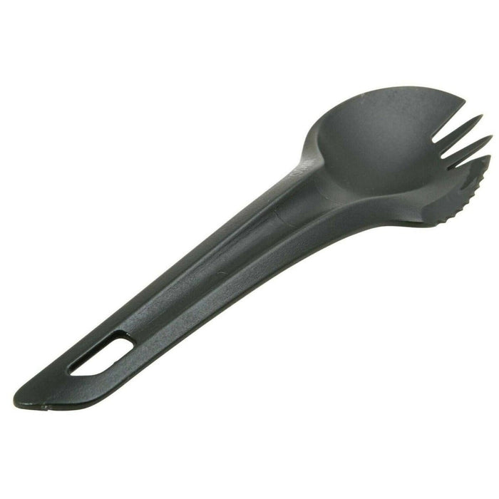 Wildo olijfgroene lichtgewicht spork die lepel, vork en mes combineert voor buitenkamperen en wandelen