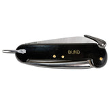 BW Duitse leger Mariner -mes. Duitse Bordmesser Sailor Navy Knife Marlinspike
