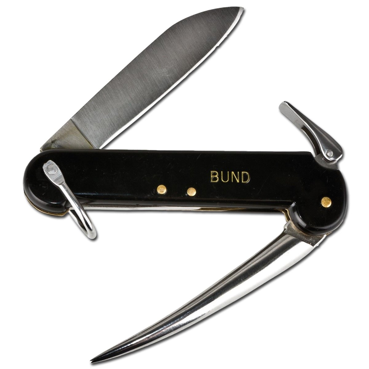 BW Duitse leger Mariner -mes. Duitse Bordmesser Sailor Navy Knife Marlinspike