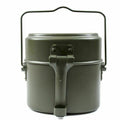 BW Duitsland Army Style Mess Kit Aluminium Militaire Bowler Pot 3 Pieces Kit Repro