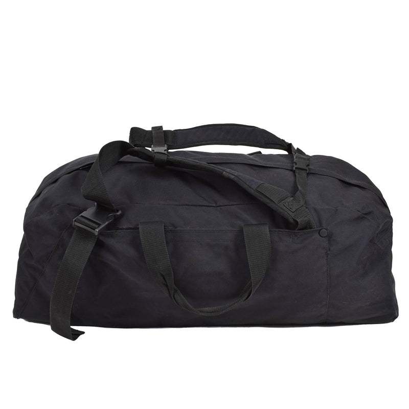 Originele Nederlandse militaire duffle sportkleding tas reizen rugzak rugzak zwart