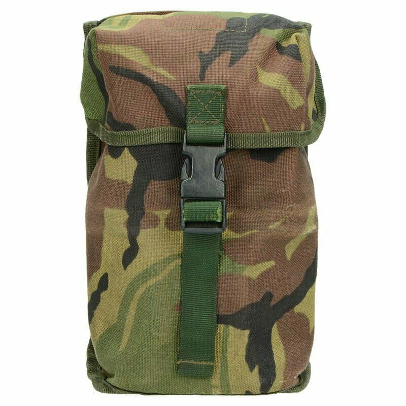 Echte Nederlandse leger kantine met zak & roestvrijstalen beker deksel dop dpm camo molle
