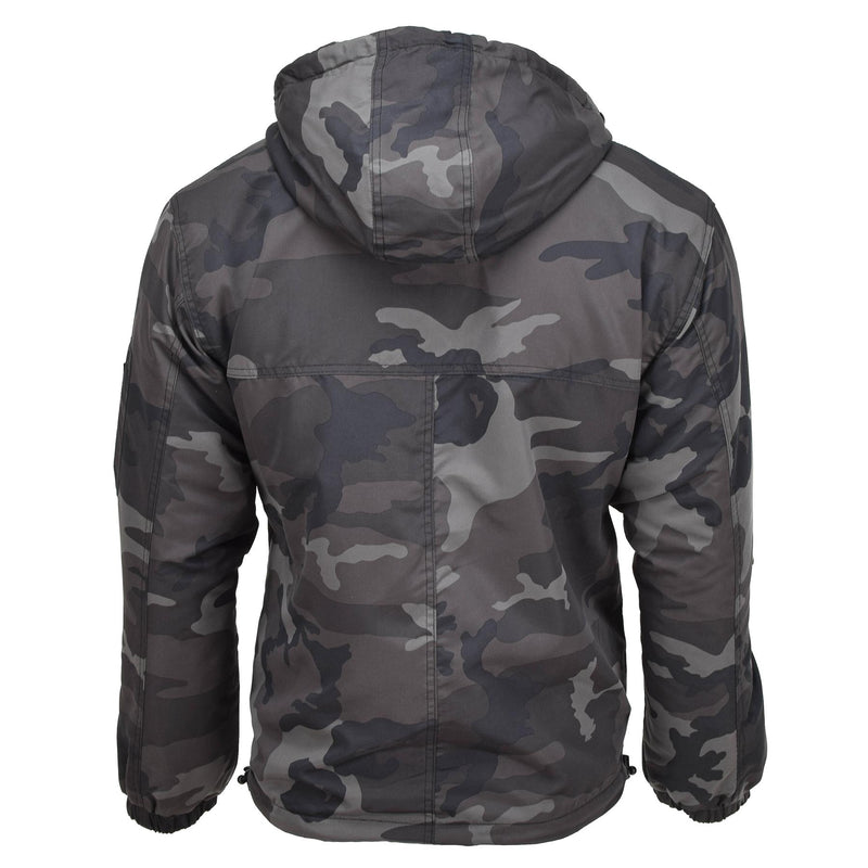 MIL-TEC Anorak Sports Jacket Lichtgewicht CCE Night Camouflage Sportswear met capuchon