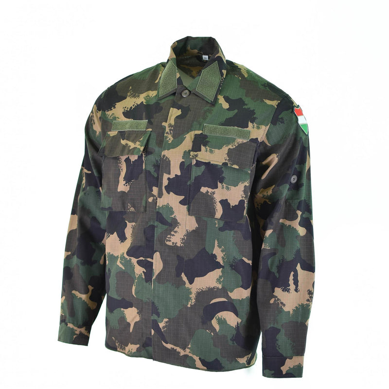 Echt Hongaars legerhirt M90 4 kleur camouflage camouflage lange mouwen militair nieuw