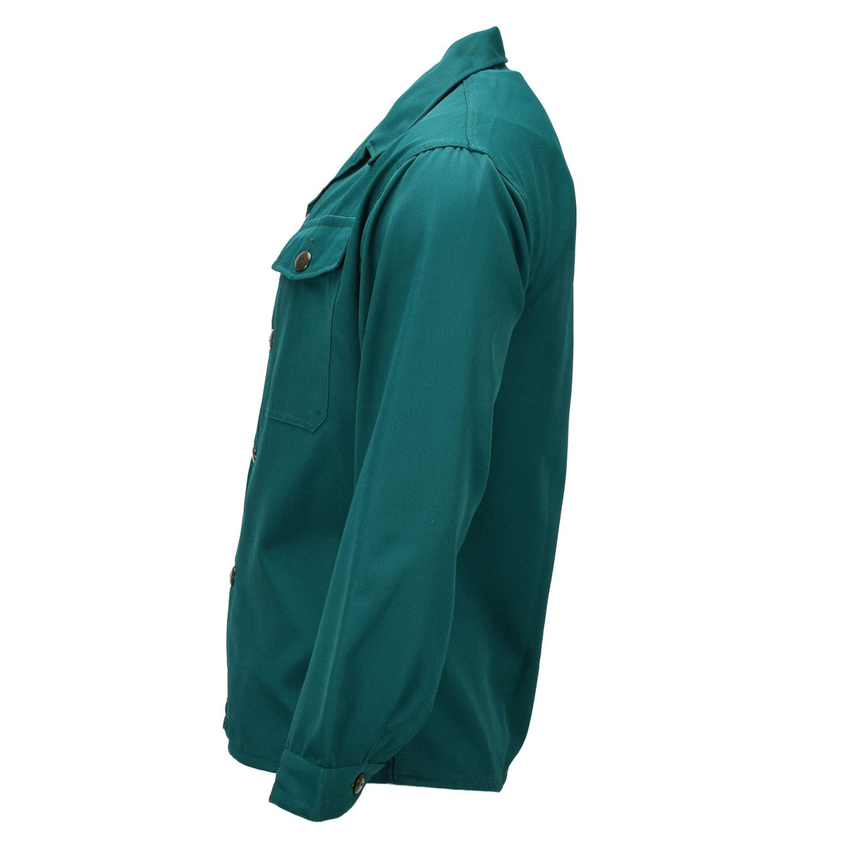 Origineel Oostenrijks Militair Type 75 Veldshirt Lange Mouw Werkkleding Groen