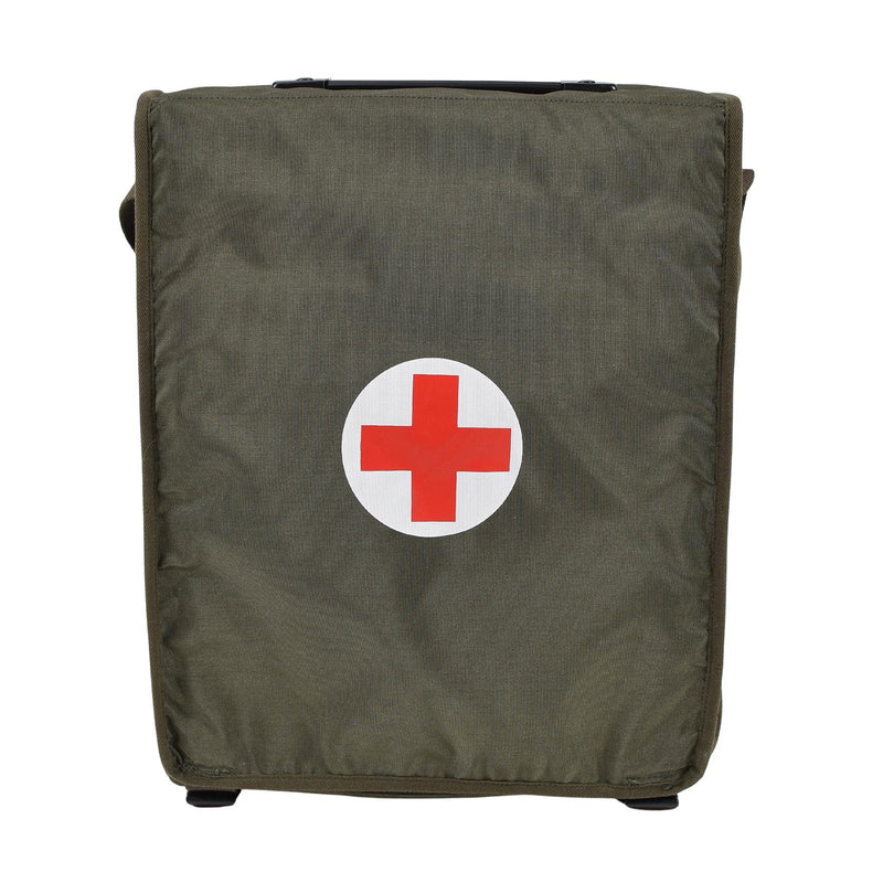 Origineel Oostenrijkse leger EHBOE BAG SCHOUW OLIVE DOCTOR Medical Survival Nieuw