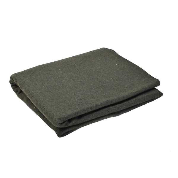 Echte Amerikaanse leger deken wollen militair groen vintage bed bedekkende blad nieuw