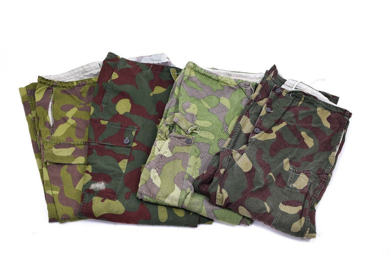 Origineel Finse leger Camo-broek M-62 Omkeerbare pak broek Militair probleem