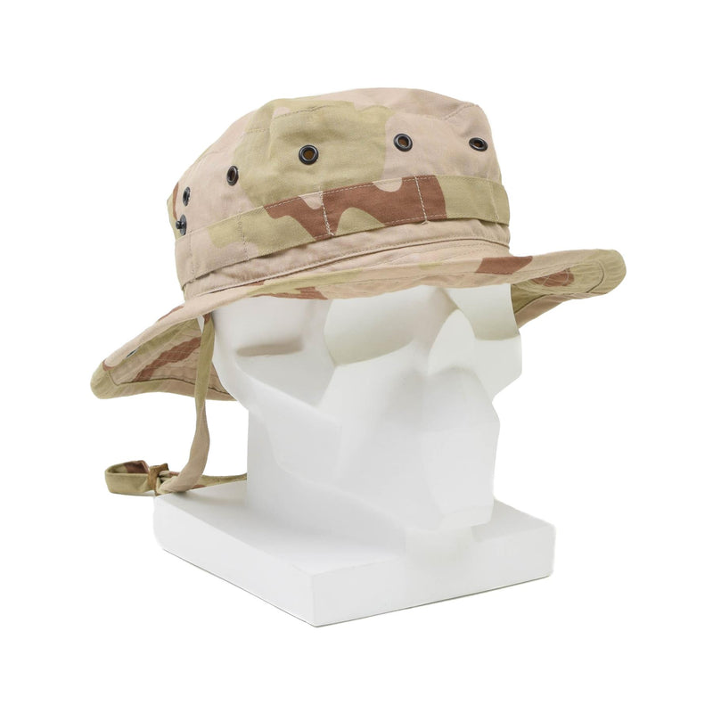 Echte Nederlandse leger boonie hoed dpm woestijn camouflage cap brede rand hoed