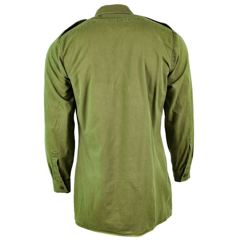Origineel Brits legerhirt o.d groene militaire dienst BDU met lange mouwen