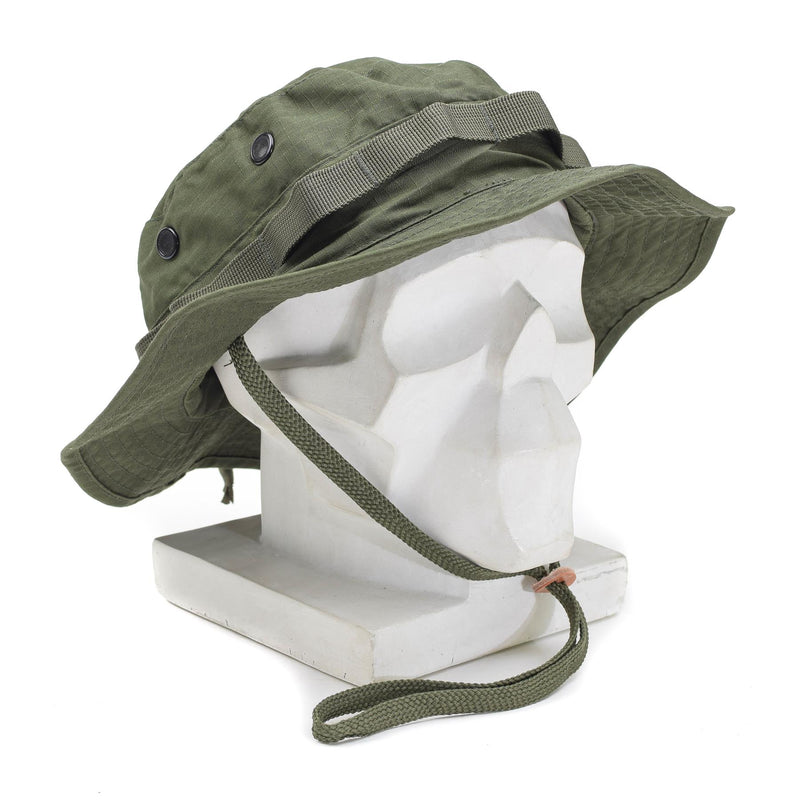 MIL-TEC merk militaire stijl ripstop olijfboonie hoed lichtgewicht camping cap
