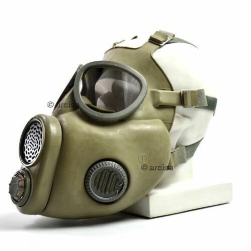 Tsjechische Tsjechoslowaakse leger militair gasmasker M-10. Nieuwe volledige set. CZ Gasmasker M10