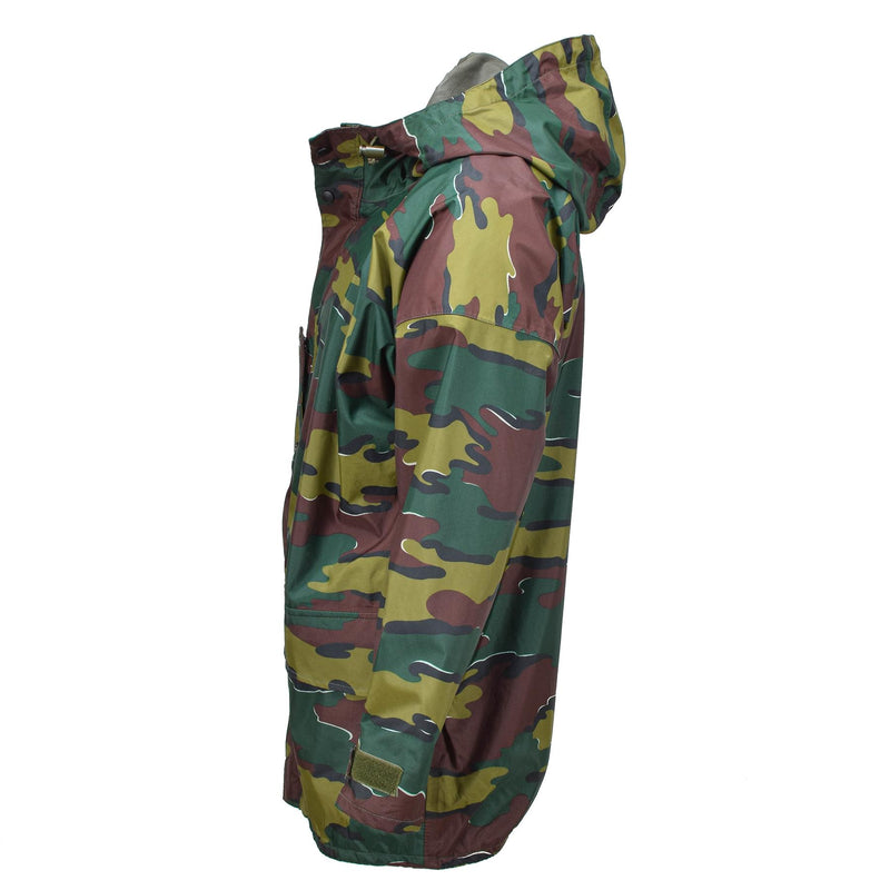 Originele Belgische militaire waterdichte jas Jigsaw camouflage seyntex regenjas