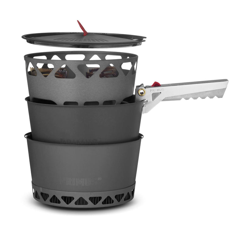 Primus primetech campingkachel set 1,3 liter koken kokende pot buitenbrander