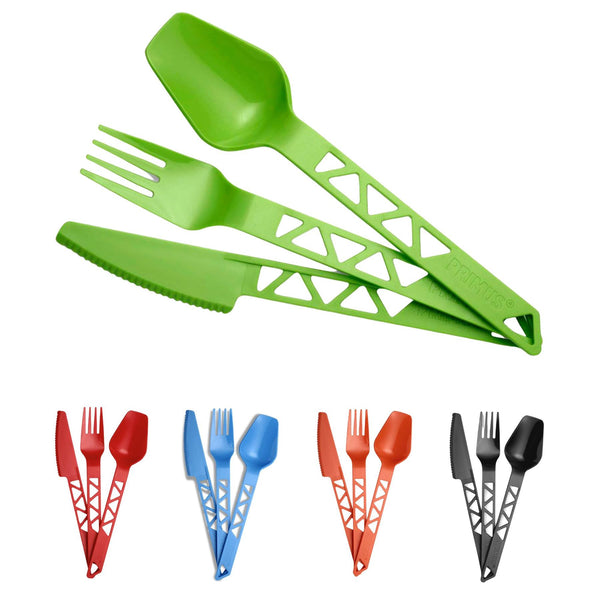 Primus Lichtgewicht Trail Outdoor bestek Set Camping Plastic Spoon Mes Fork
