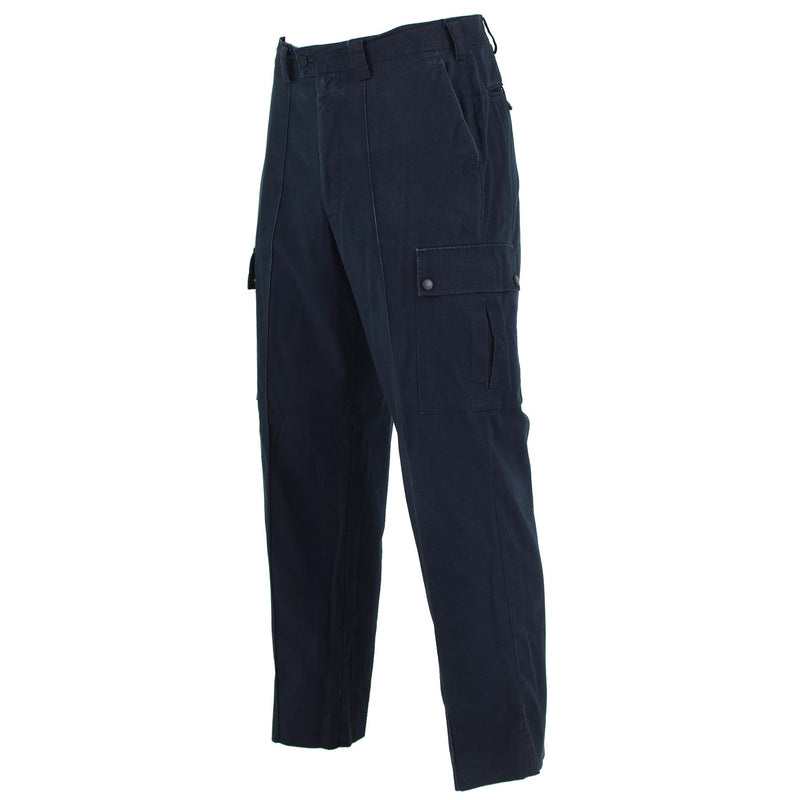 Originele Britse politiebroek blauw ripstop duurzaam uniform broek overschot