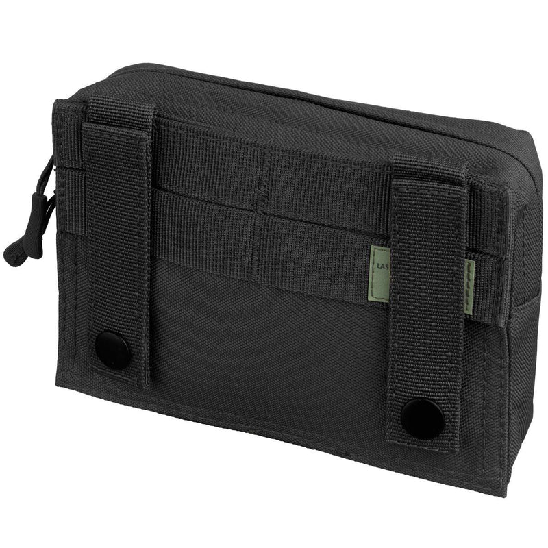 Mil-Tec Tactical Utility Laser Cut Belt Bouch Molle Type Zwart Webbing Bag Small