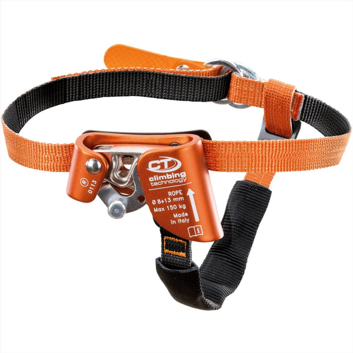 Klimtechnologie QUICK STEP-A Voetstijgapparaat Linkerkant Touwklimmen Oranje - GoMilitar