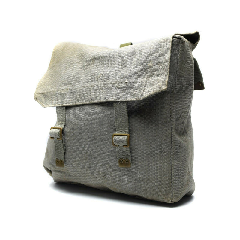 Origineel Brits leger M37 Haversack canvas grijs pack militaire grote zijtas