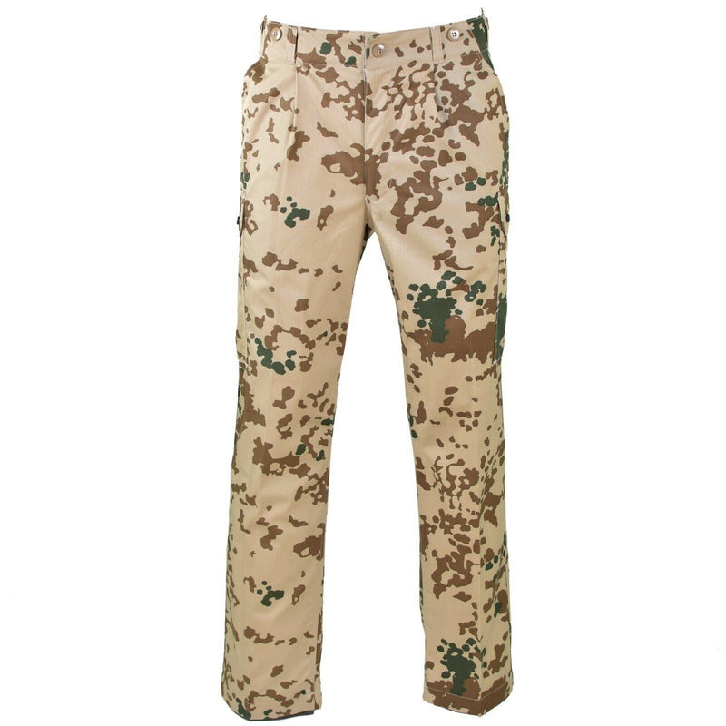 Echt Duitse leger uitgave woestijn camo broek veld gevechten bw broek nieuw