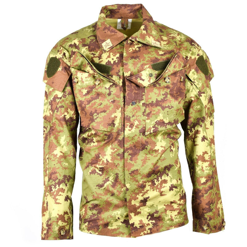 Echt Italiaans leger RIP Stop Vegetato Camo Acu Jacket Combat Field Shirt Nieuw