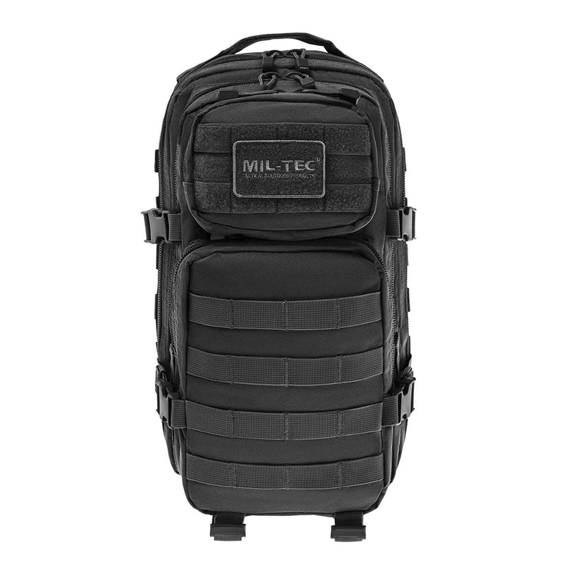 MIL-TEC U.S. Assault Style 20L Tactical Daypack Outdoor Camping Black Backpack